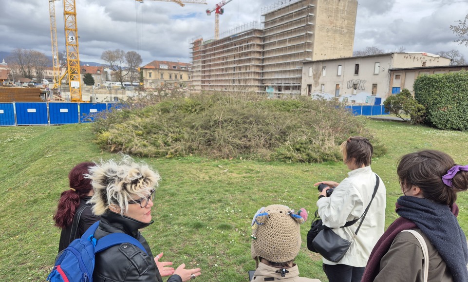 Visit to the Paromlin construction site and Tržnica Trnje - the future Intercultural Social Centre